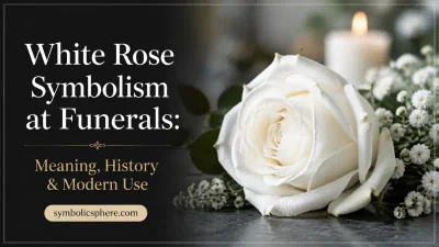 White Rose Symbolism at Funerals